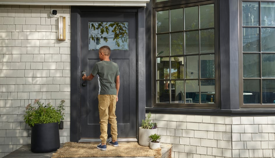 Vivint Smart Lock on home in Baltimore