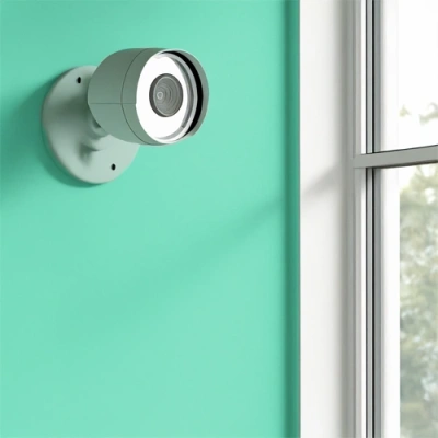 Baltimore vivint camera facing a window